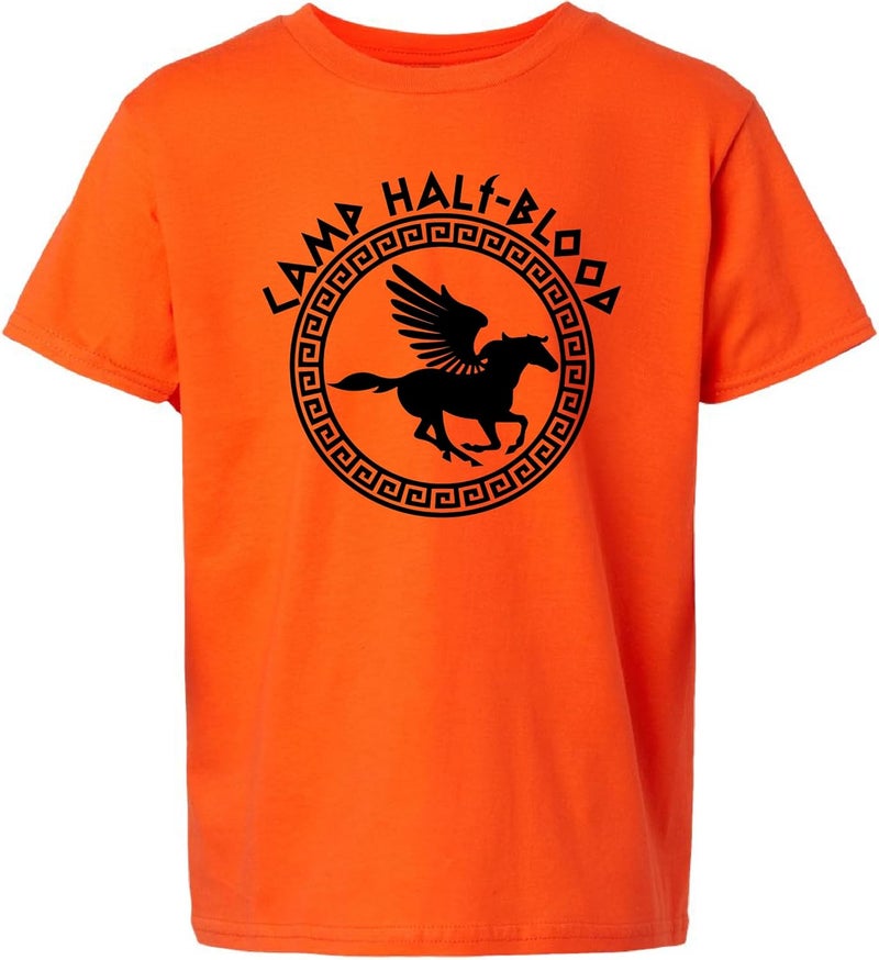 Affect Design Studio Store Youth Size Orange Camp Half Blood T-Shirt - Image 1